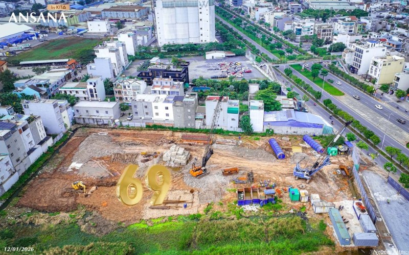 Tiến độ dự án Ansana by Kita