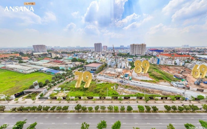 Tiến độ dự án Ansana by Kita